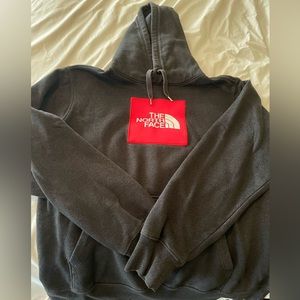 The North Face Gray Hoodie.
